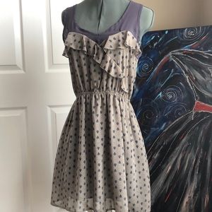 Gray kitty dress. Small
